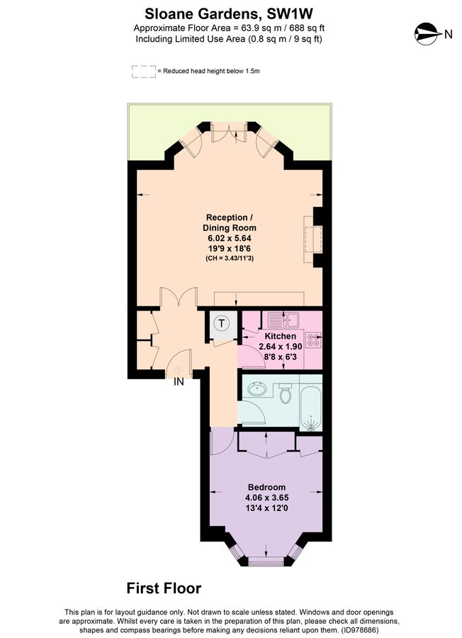 Квартира в Лондоне, Великобритания, 64 м² - фото 11