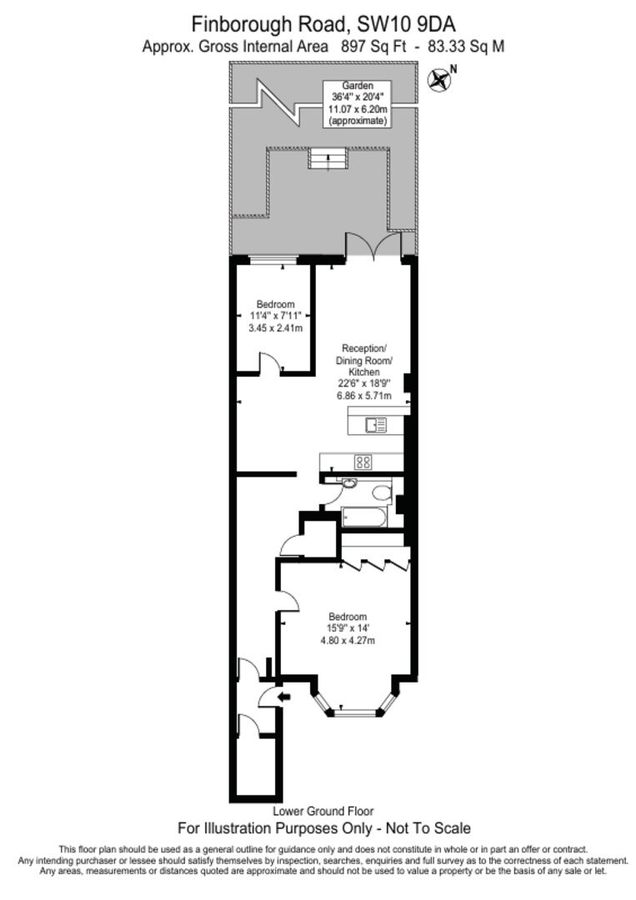 Квартира в Лондоне, Великобритания, 83 м² - фото 11
