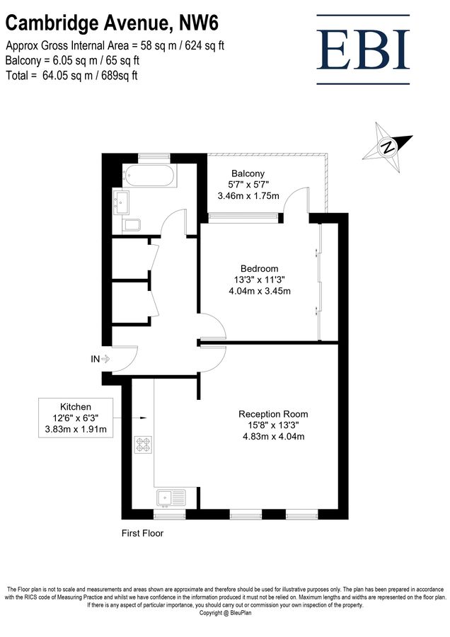 Квартира в Лондоне, Великобритания, 64 м² - фото 11