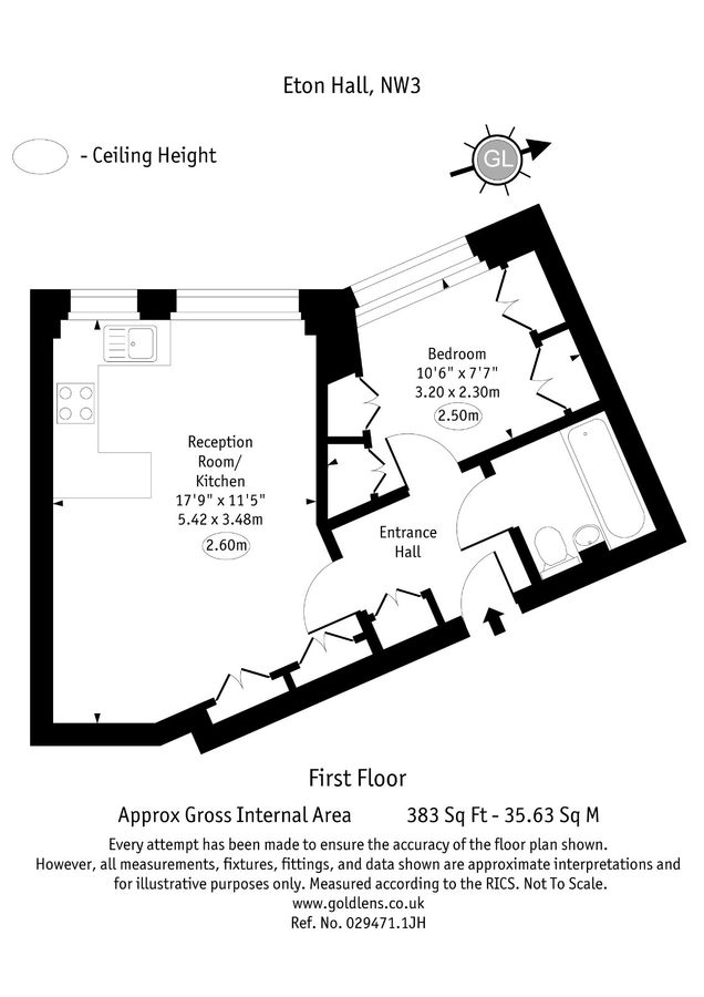 Квартира в Лондоне, Великобритания, 36 м² - фото 11