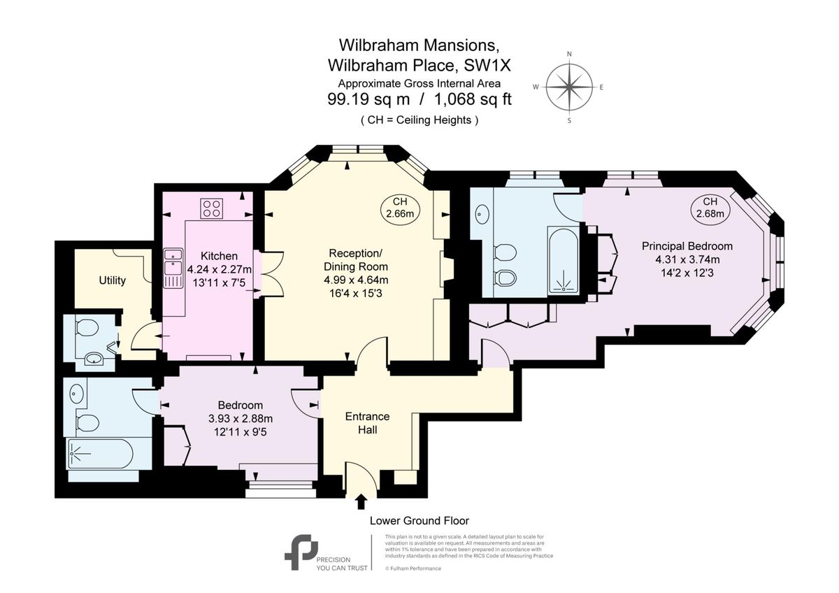 Квартира в Лондоне, Великобритания, 99 м² - фото 12