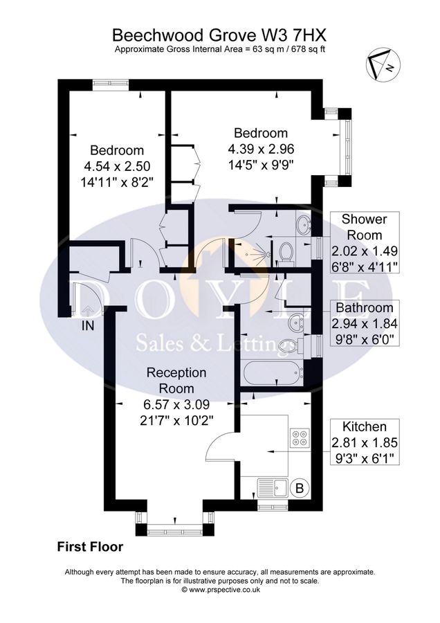 Квартира в Лондоне, Великобритания, 63 м² - фото 12