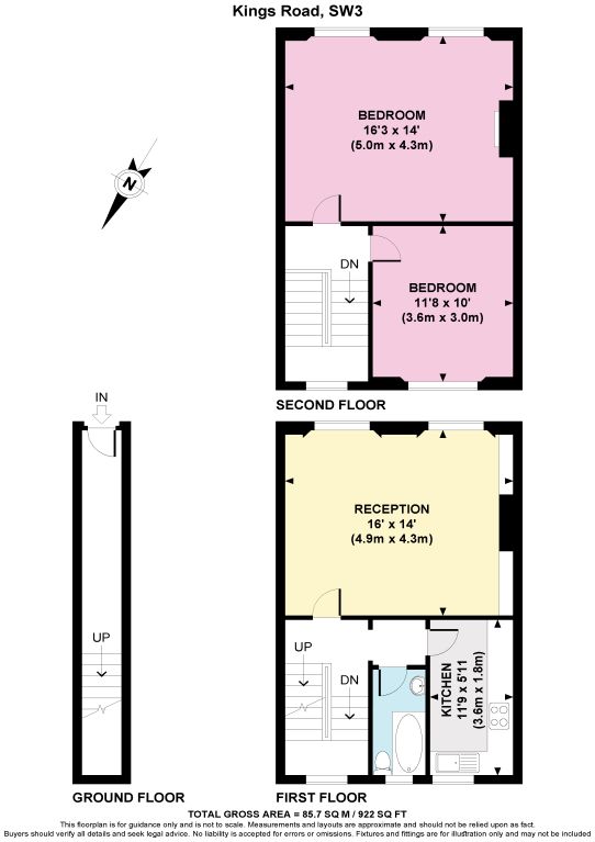 Квартира в Лондоне, Великобритания, 86 м² - фото 12