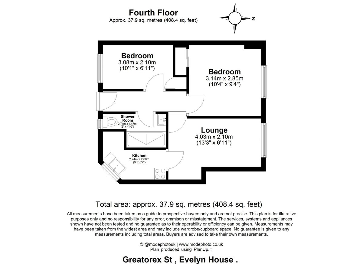 Квартира в Лондоне, Великобритания, 38 м² - фото 13