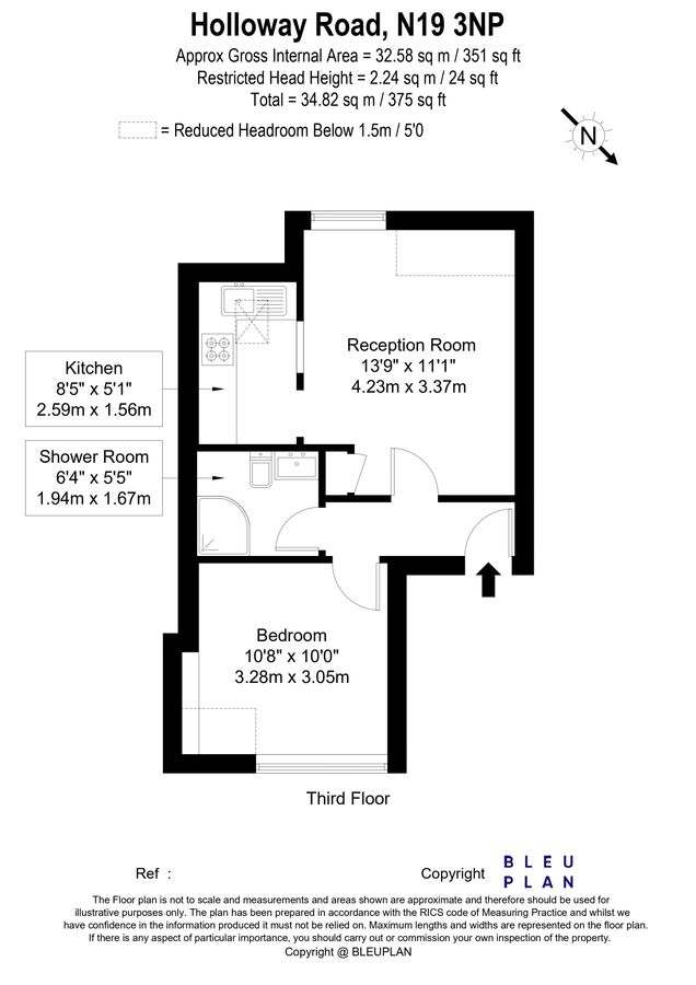 Квартира в Лондоне, Великобритания, 35 м² - фото 15