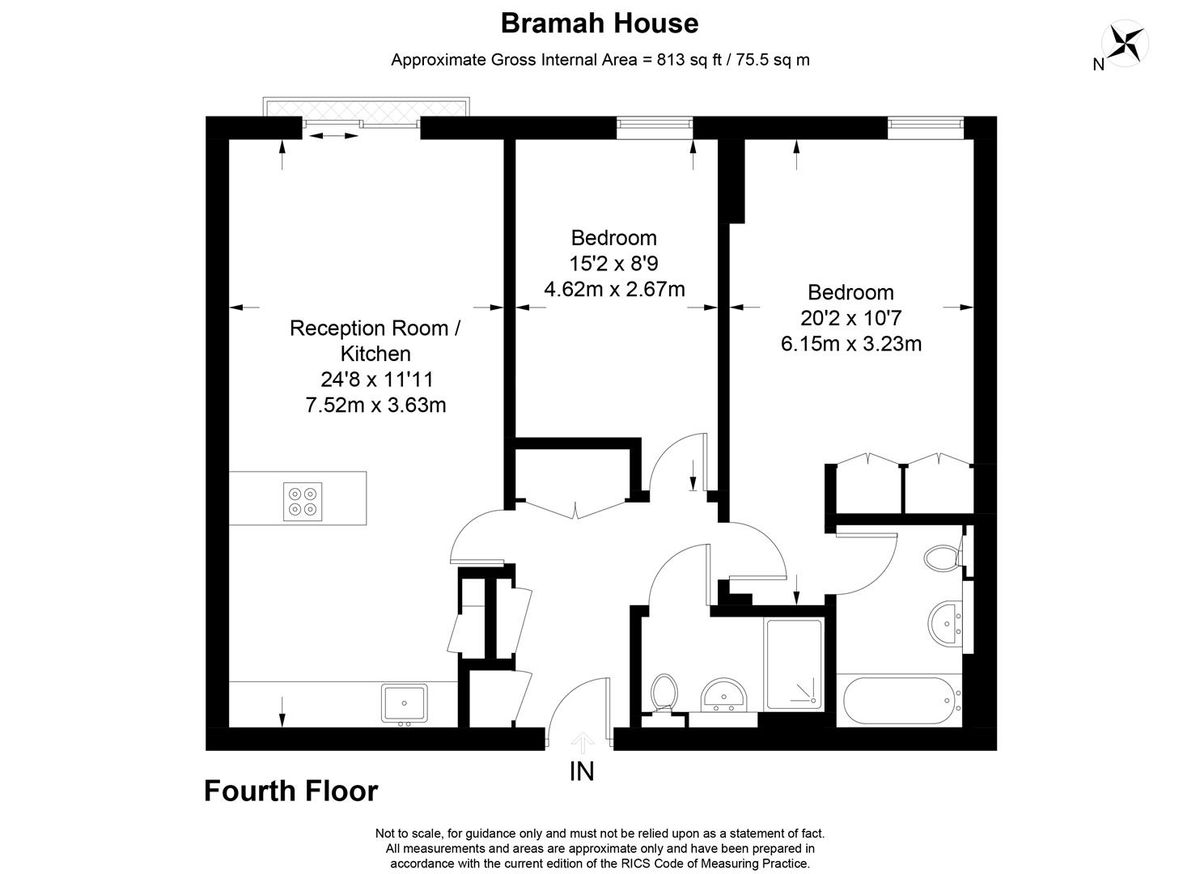 Квартира в Лондоне, Великобритания, 76 м² - фото 16