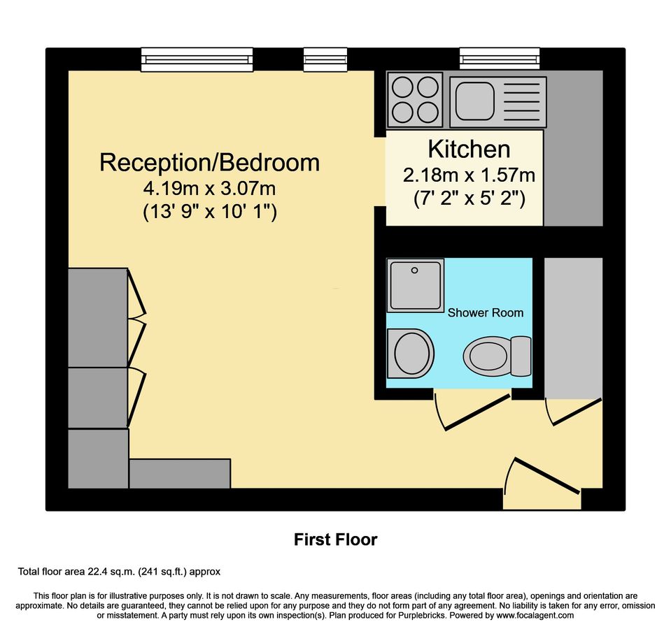 Квартира в Лондоне, Великобритания, 22 м² - фото 16