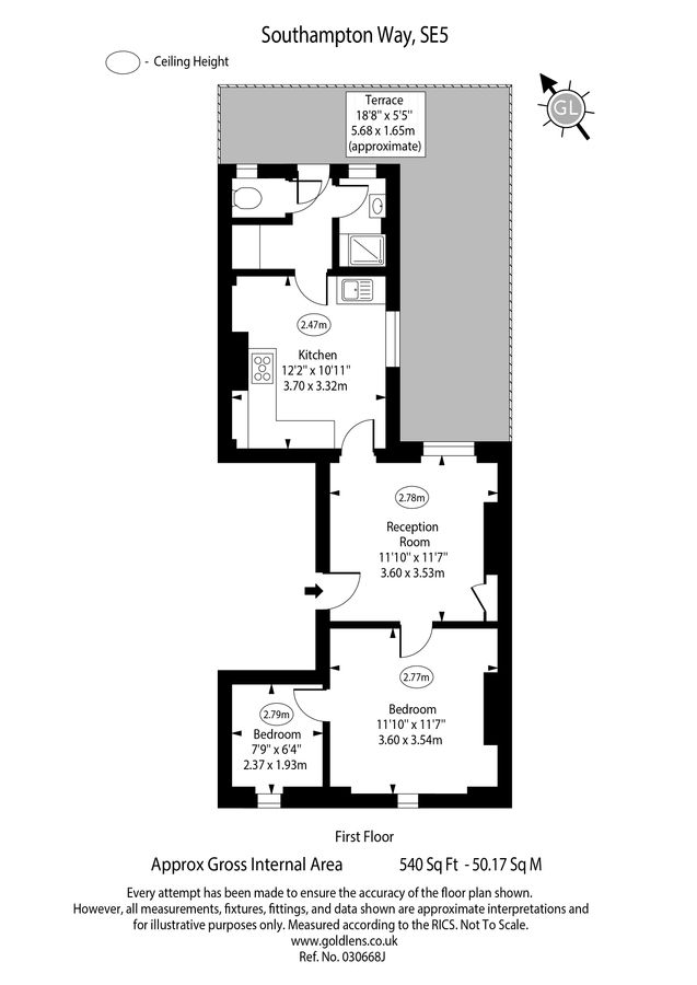 Квартира в Лондоне, Великобритания, 50 м² - фото 17