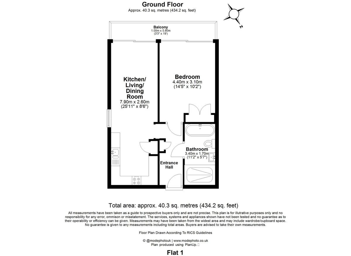 Квартира в Лондоне, Великобритания, 40 м² - фото 17