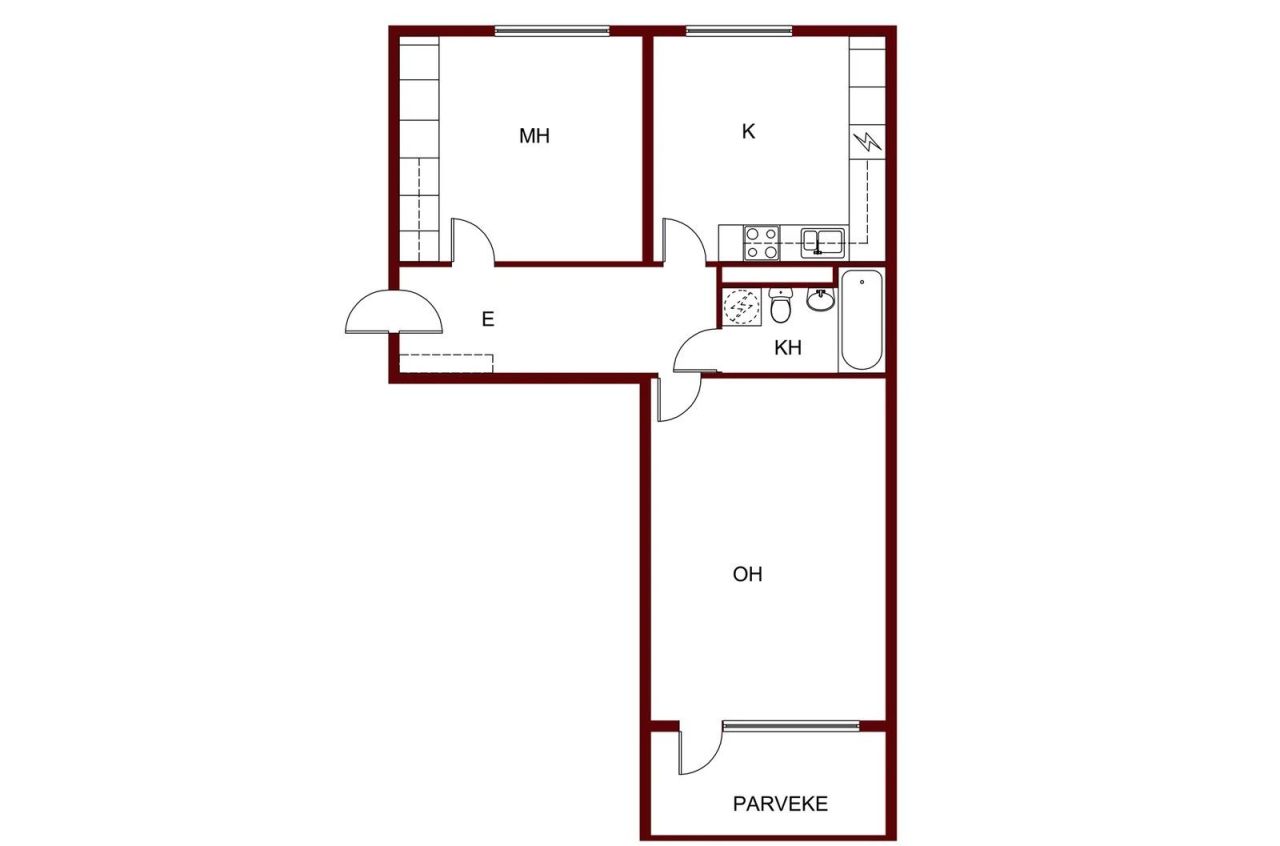 Квартира в Пори, Финляндия, 60 м² - фото 2