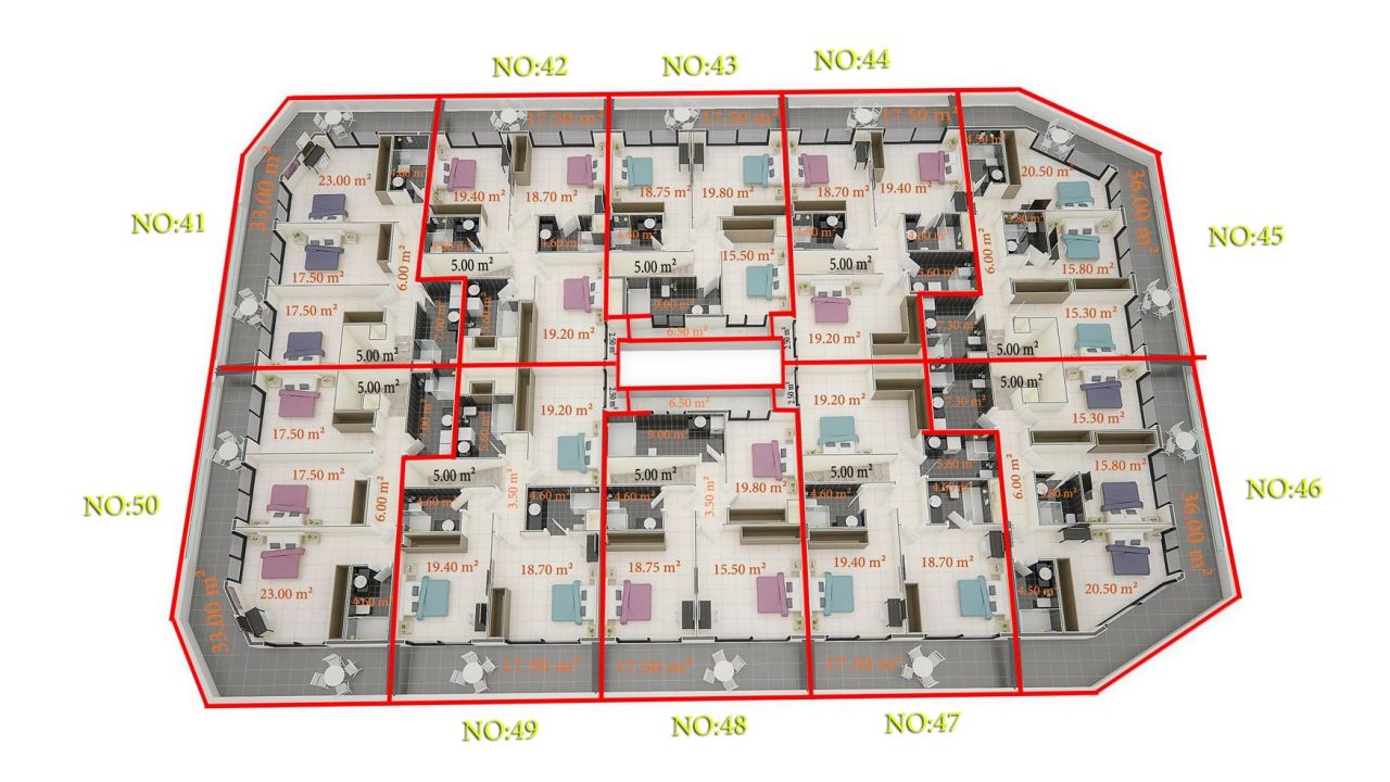 Апартаменты в Алании, Турция, 140 м² - фото 3