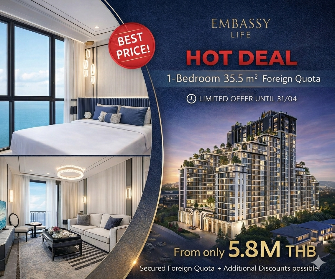 Квартира в Паттайе, Таиланд, 36 м² - фото 1