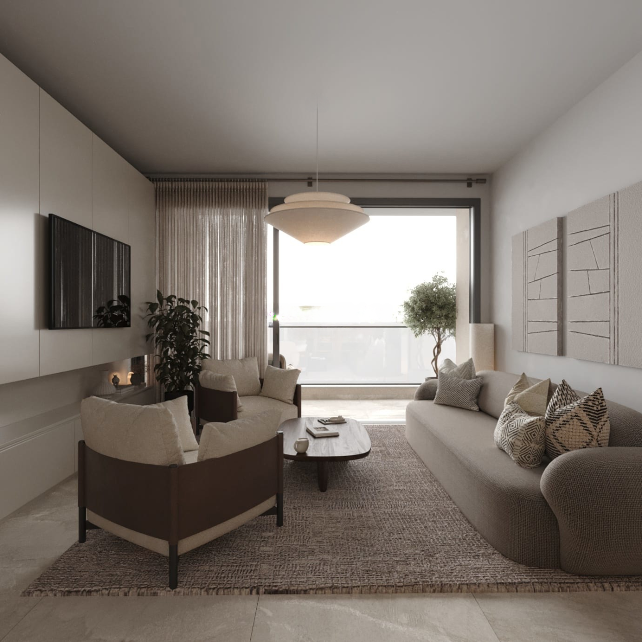 Квартира в Арадипу, Кипр, 82 м² - фото 1