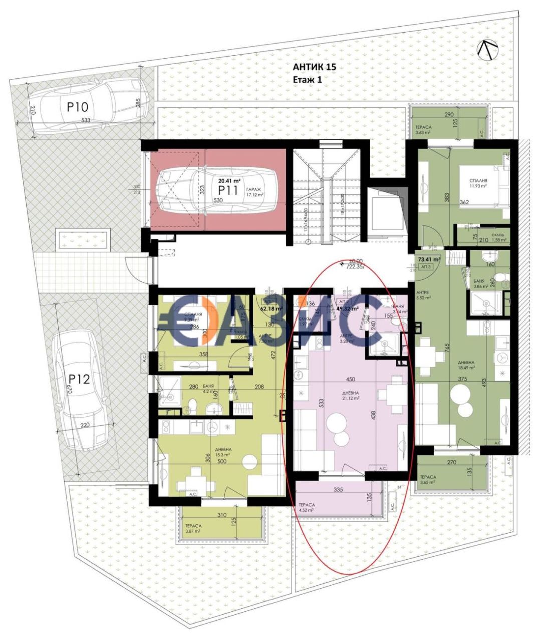 Апартаменты в Созополе, Болгария, 58.7 м² - фото 3