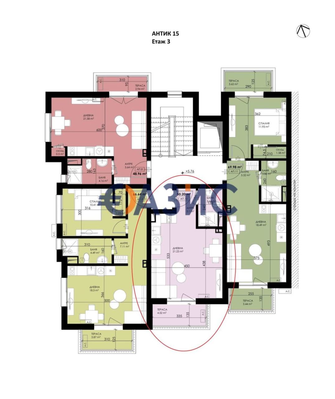 Апартаменты в Созополе, Болгария, 50.2 м² - фото 4