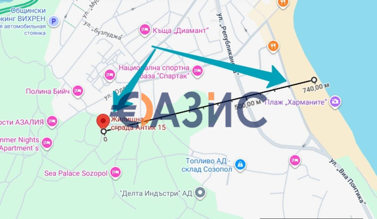 Апартаменты в Созополе, Болгария, 58.7 м² - фото 10