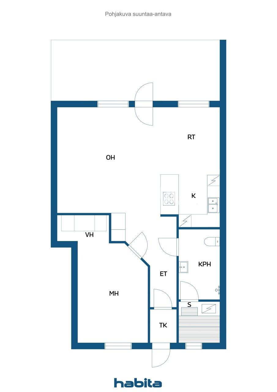 Квартира в Вантаа, Финляндия, 54.5 м² - фото 2