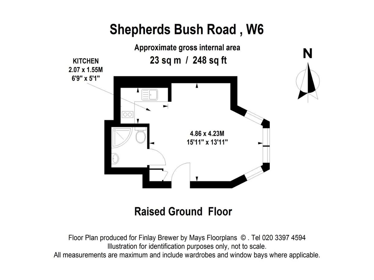 Квартира в Лондоне, Великобритания, 23 м² - фото 6