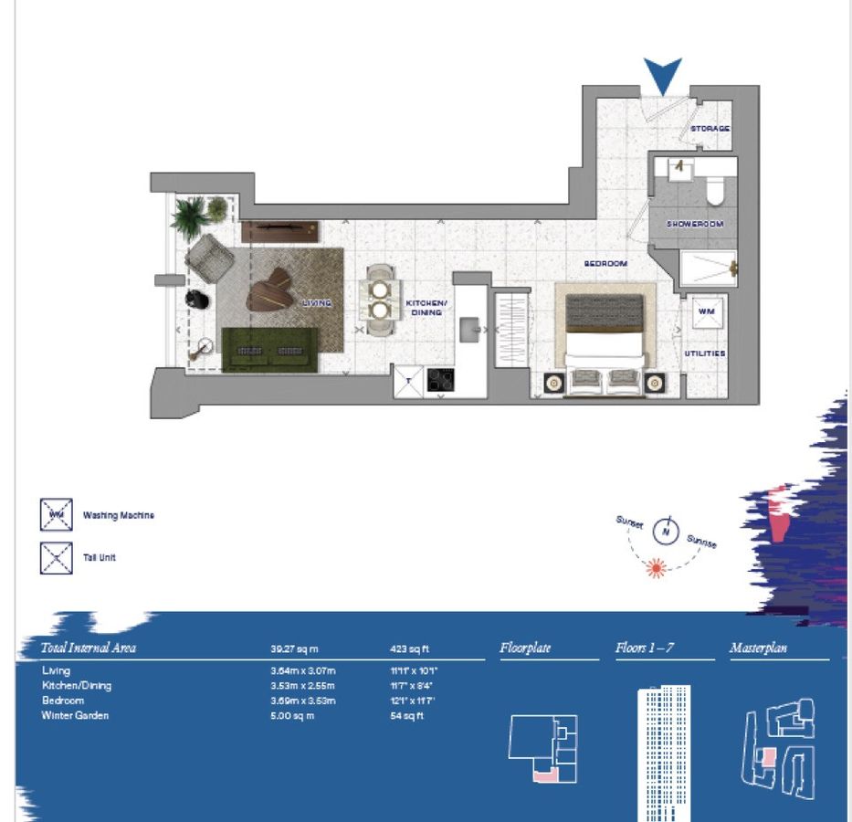 Квартира в Лондоне, Великобритания, 39 м² - фото 7