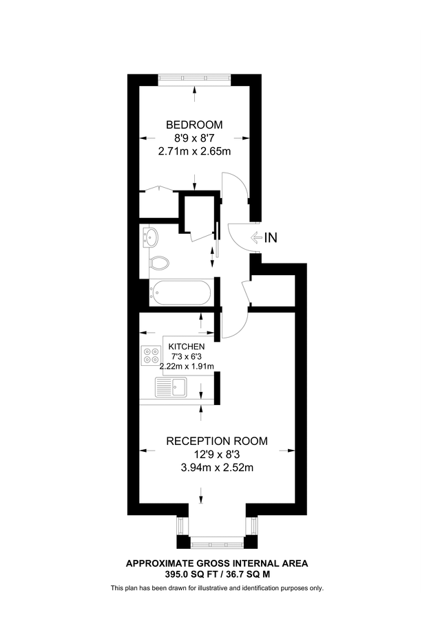 Квартира в Лондоне, Великобритания, 37 м² - фото 7