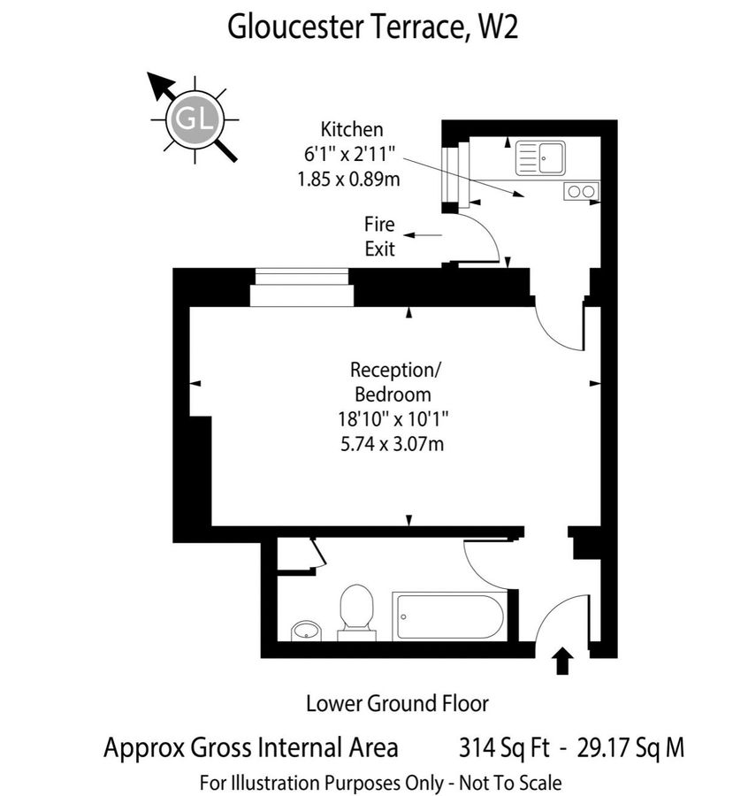 Квартира в Лондоне, Великобритания, 29 м² - фото 9