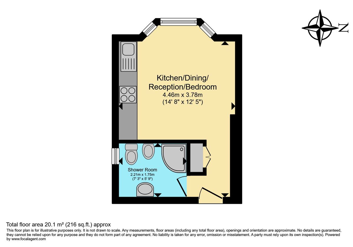 Квартира в Лондоне, Великобритания, 20 м² - фото 9