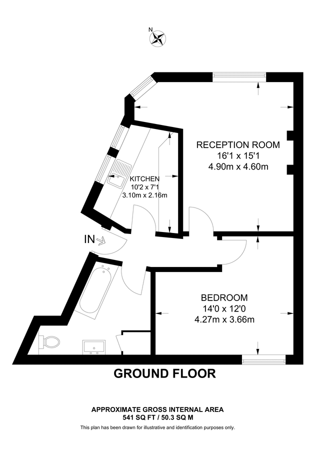 Квартира в Лондоне, Великобритания, 50 м² - фото 9
