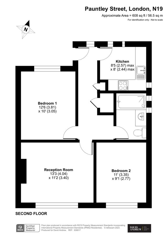 Квартира в Лондоне, Великобритания, 57 м² - фото 10
