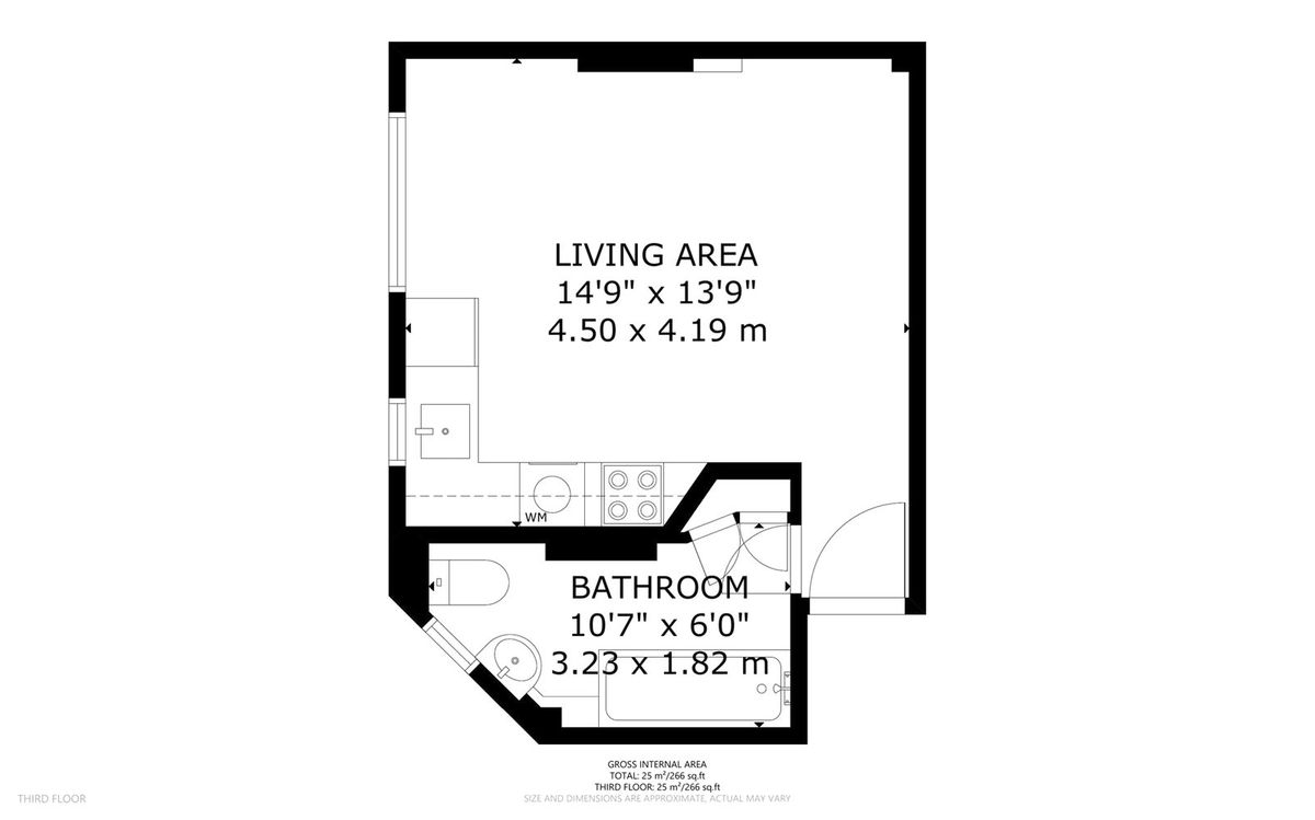 Квартира в Лондоне, Великобритания, 25 м² - фото 10