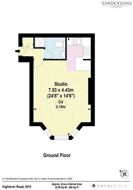 Квартира в Лондоне, Великобритания, 32 м² - фото 10