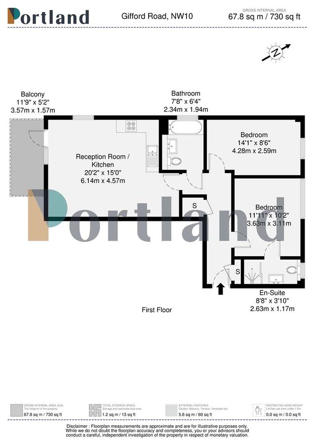 Квартира в Лондоне, Великобритания, 68 м² - фото 11