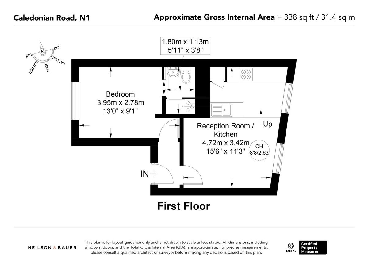Квартира в Лондоне, Великобритания, 31 м² - фото 12