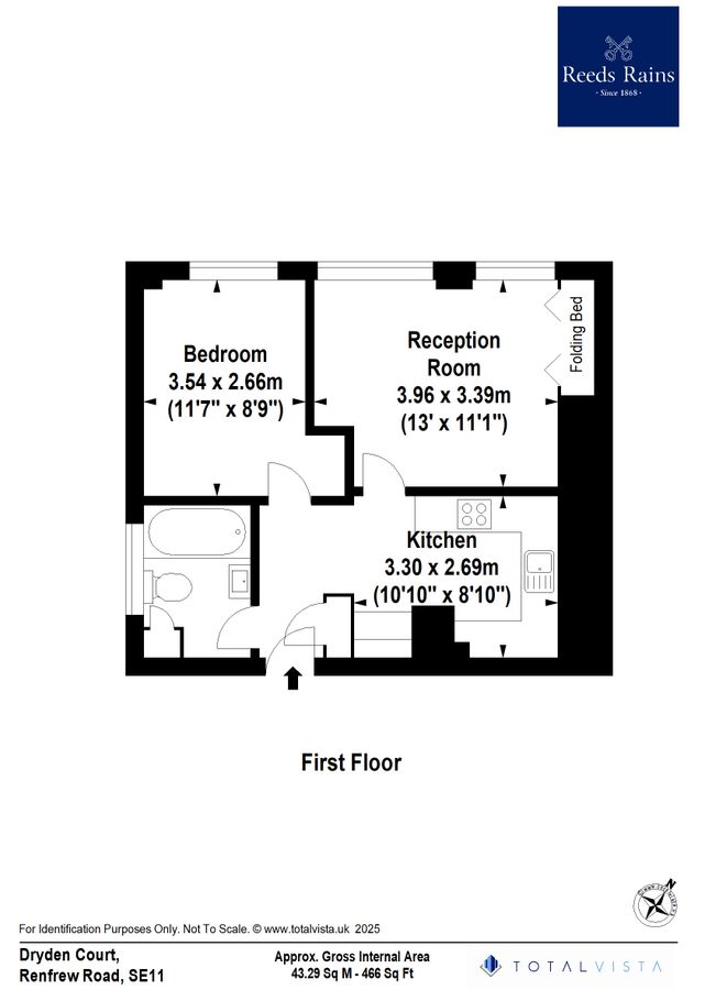 Квартира в Лондоне, Великобритания, 43 м² - фото 13