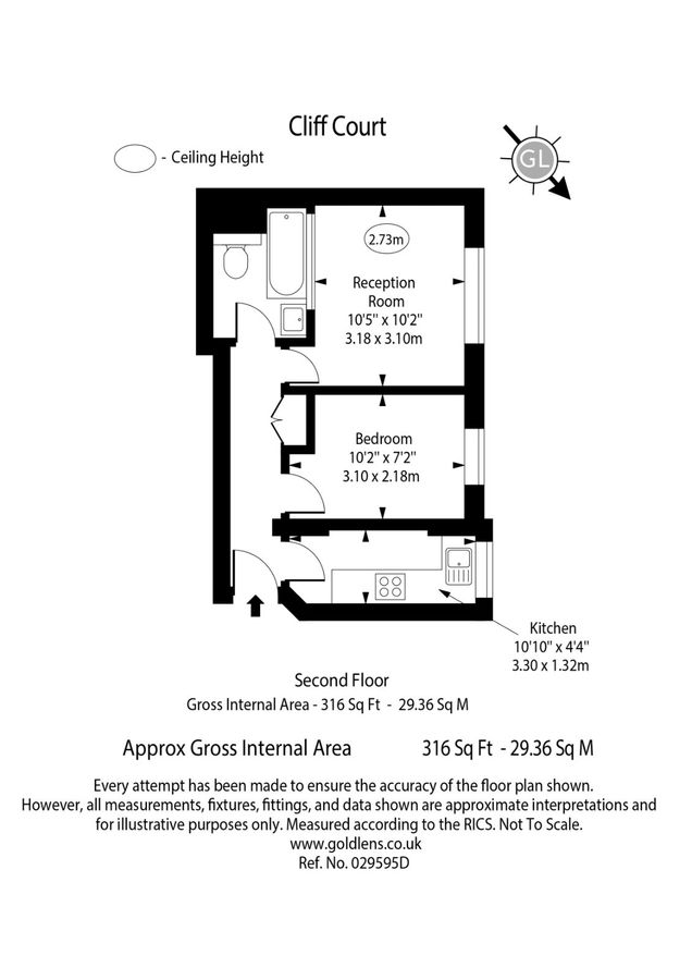 Квартира в Лондоне, Великобритания, 29 м² - фото 15