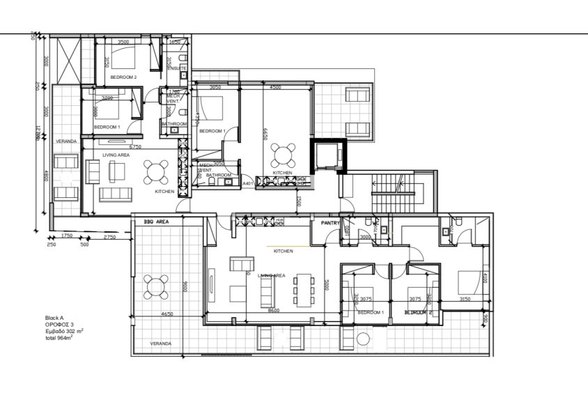 Апартаменты в Пафосе, Кипр, 102 м² - фото 6