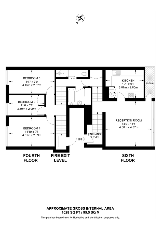 Квартира в Лондоне, Великобритания, 96 м² - фото 18