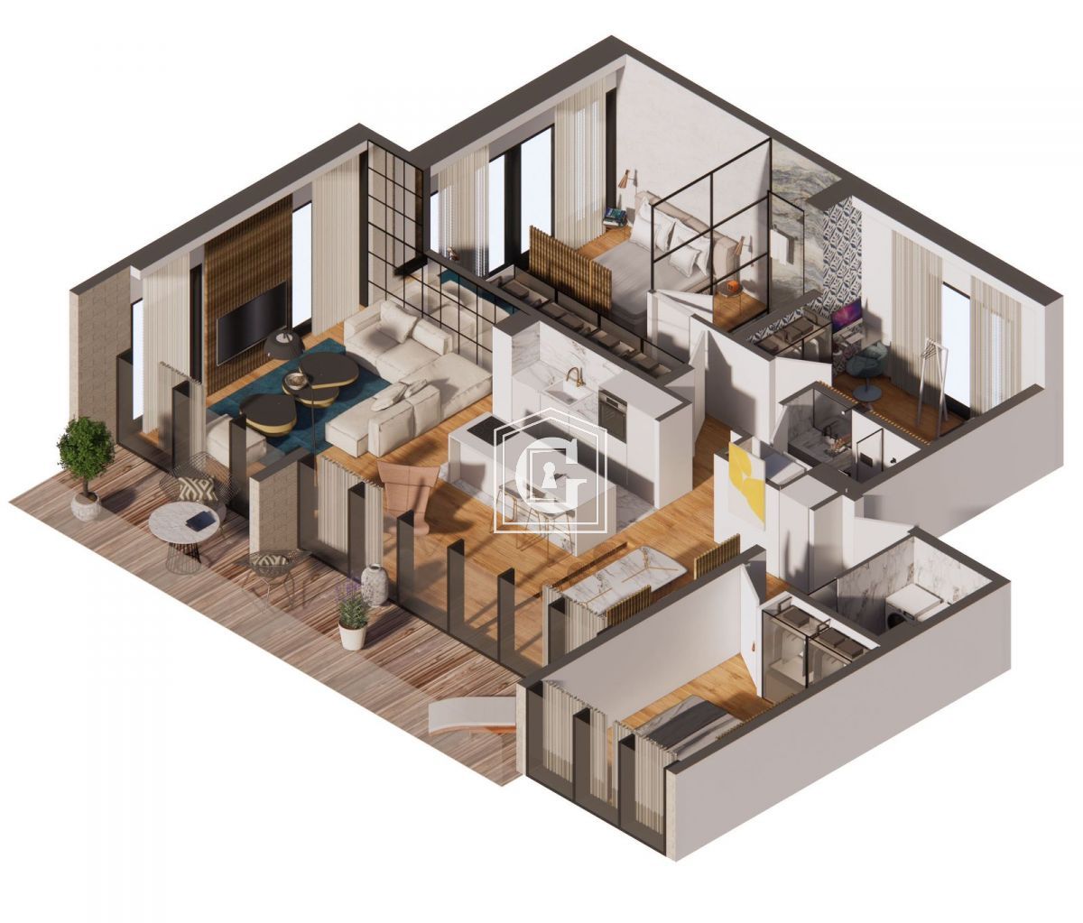 Апартаменты в Будве, Черногория, 124 м² - фото 6