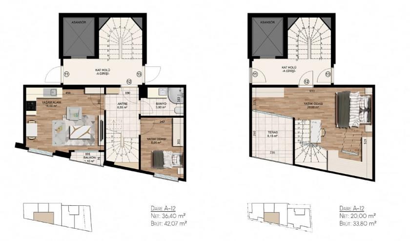 Пентхаус в Стамбуле, Турция, 73 м² - фото 3