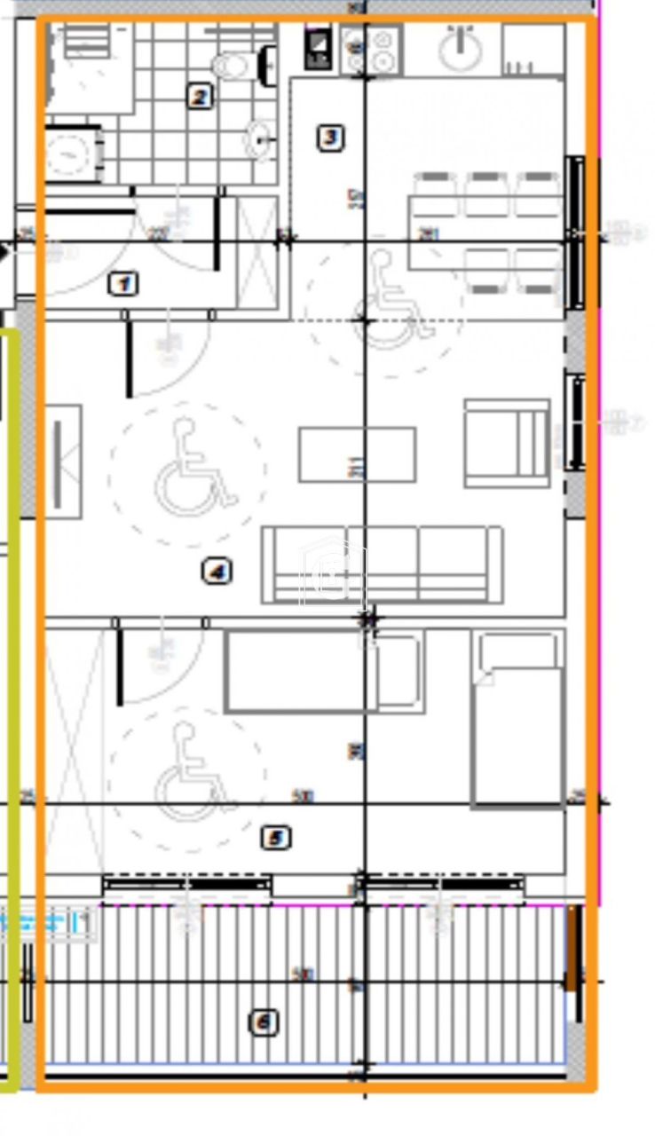 Апартаменты в Бечичи, Черногория, 52 м² - фото 11