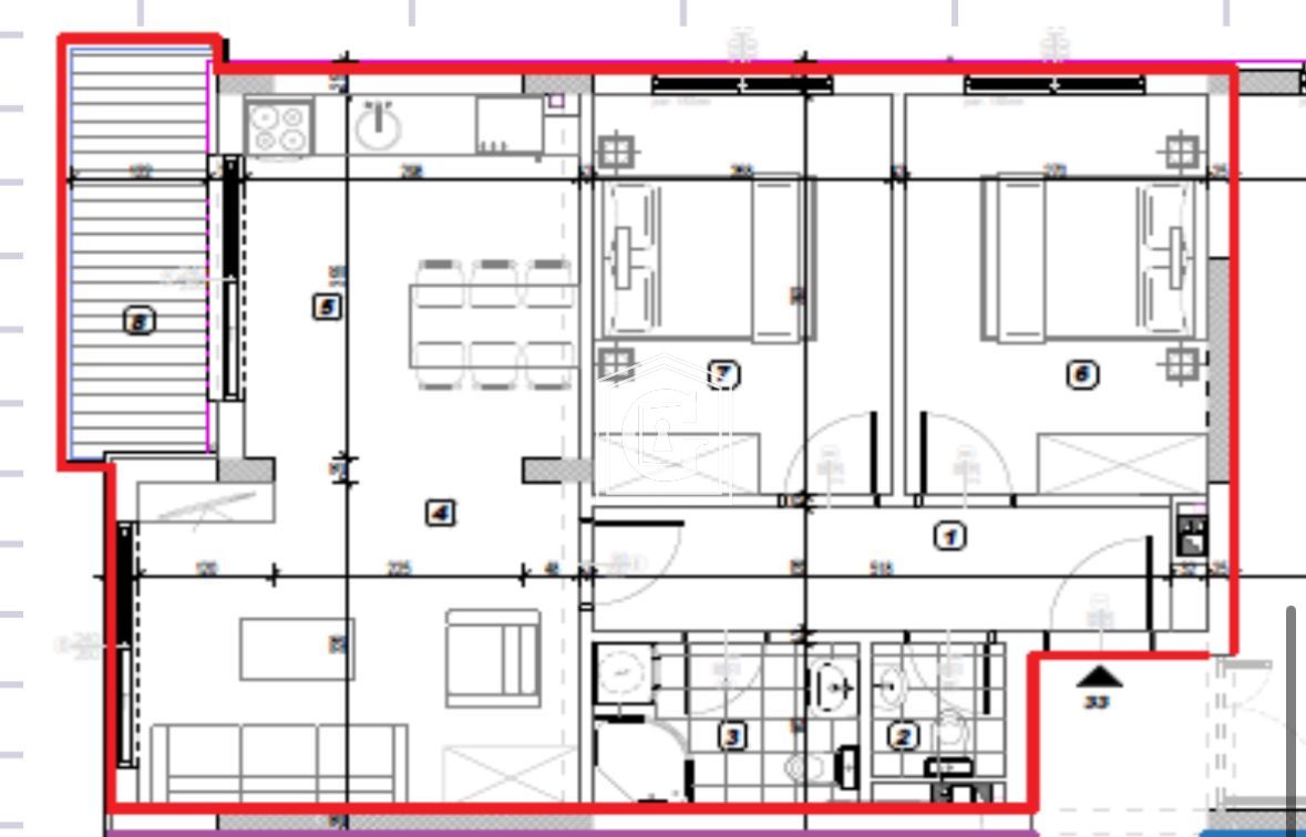Апартаменты в Бечичи, Черногория, 62 м² - фото 11