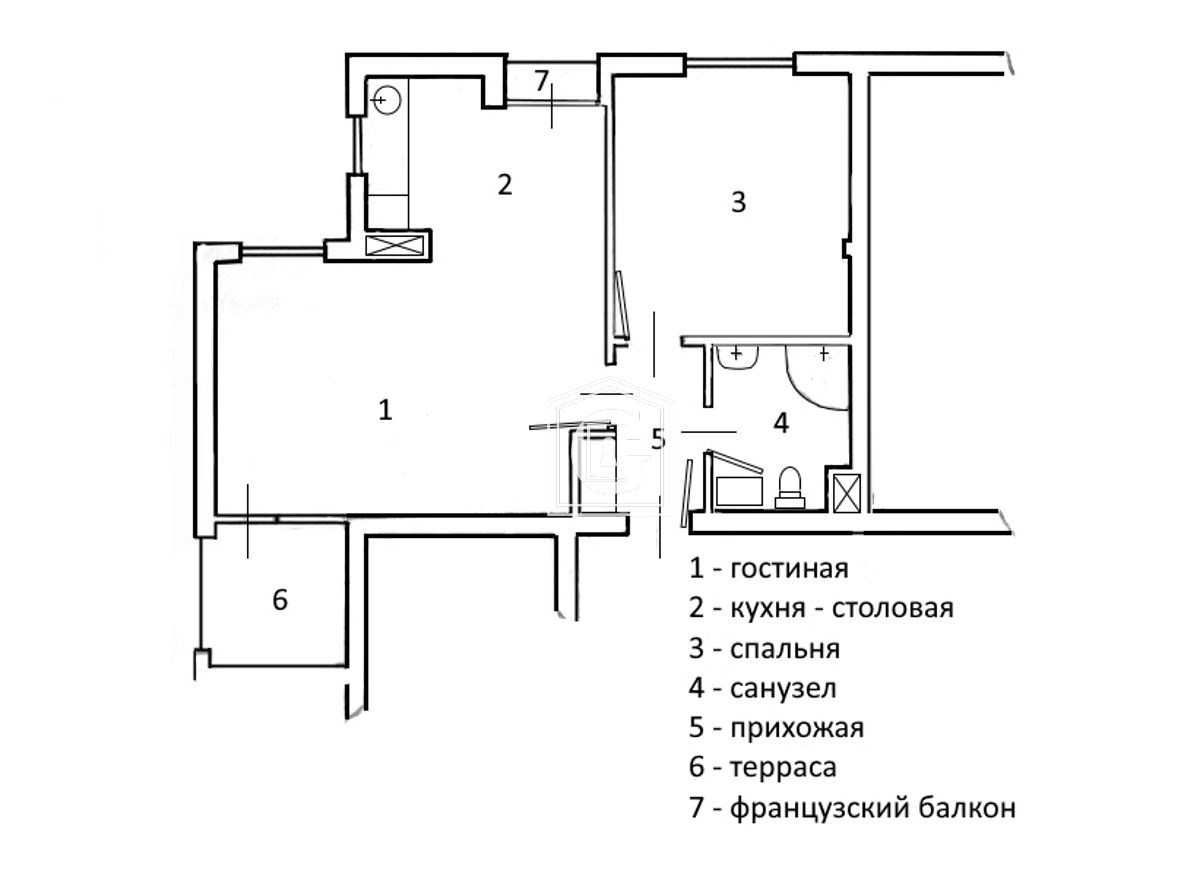 Апартаменты в Баре, Черногория, 47 м² - фото 17