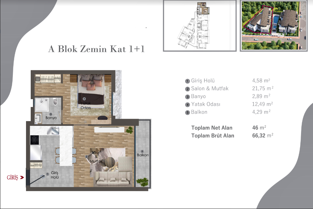 Квартира Алтынташ, Турция, 62 м² - фото 6