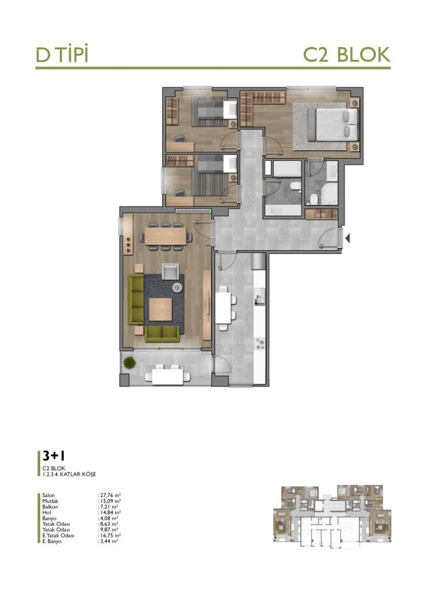 Квартира в Башакшехире, Турция, 192 м² - фото 7