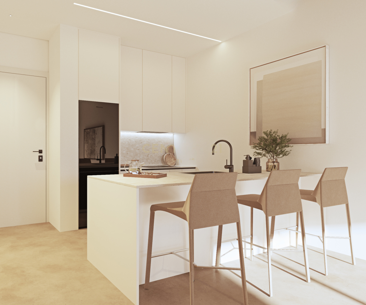 Квартира в Никосии, Кипр, 50 м² - фото 2