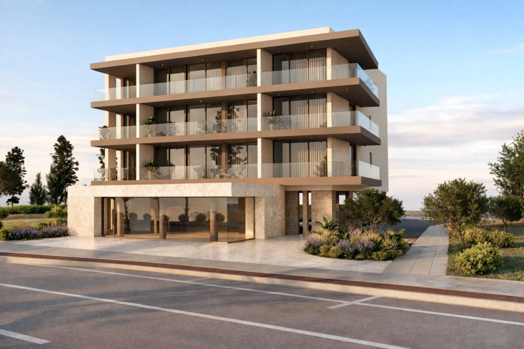 Апартаменты в Пафосе, Кипр, 96.1 м² - фото 1