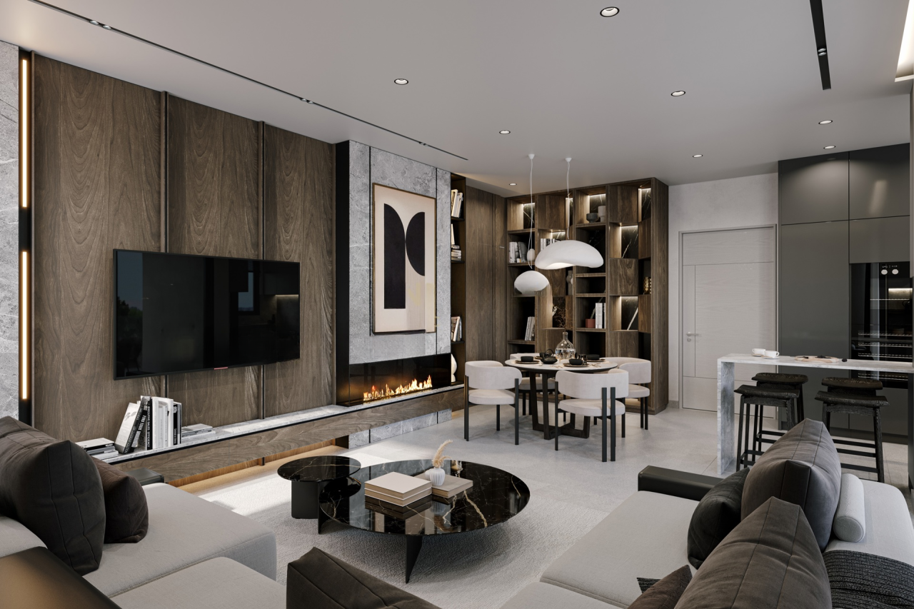 Квартира в Меса-Йитонии, Кипр, 97 м² - фото 4