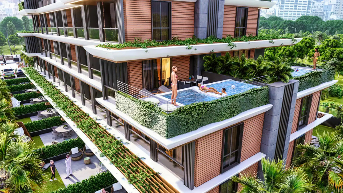 Квартира Алтынташ, Турция, 40 м² - фото 4