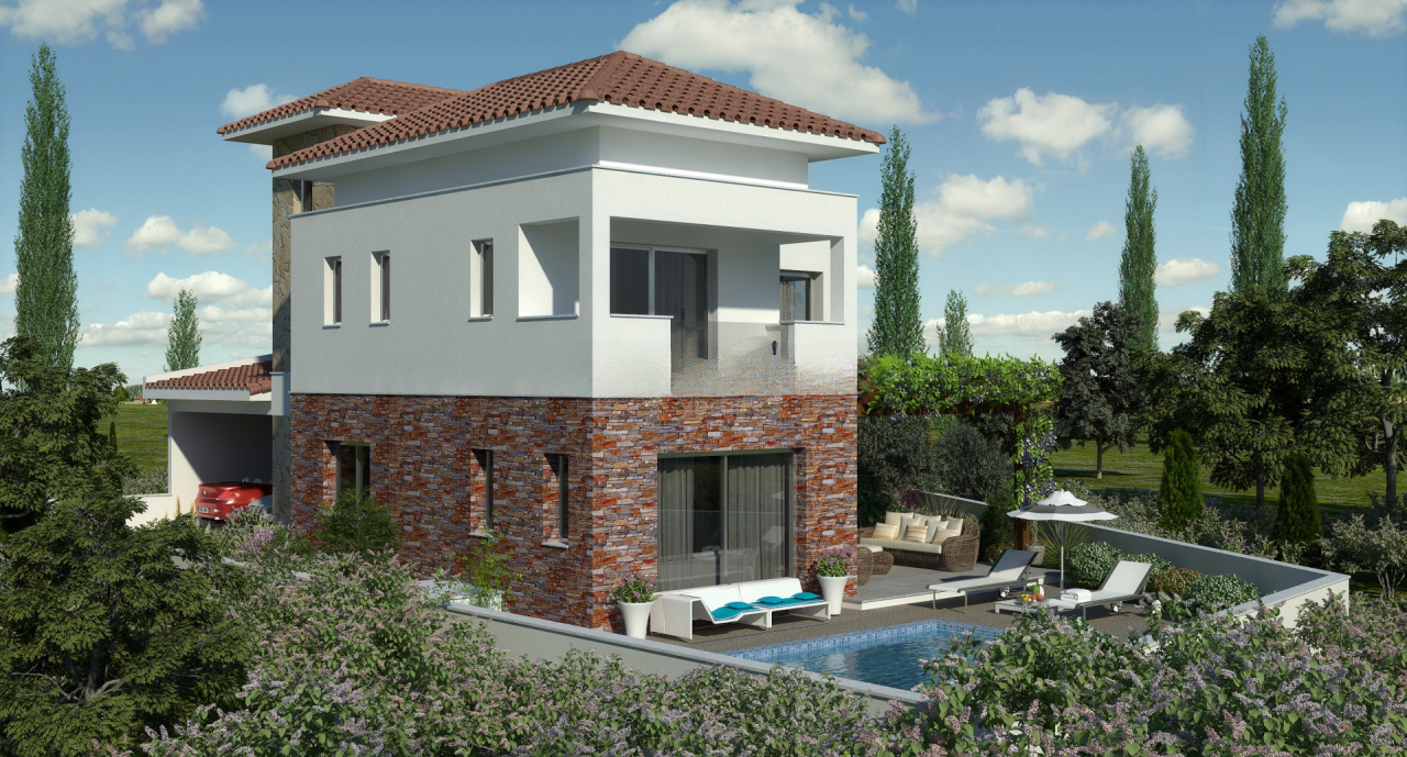 Квартира в Мони, Кипр, 162 м² - фото 1