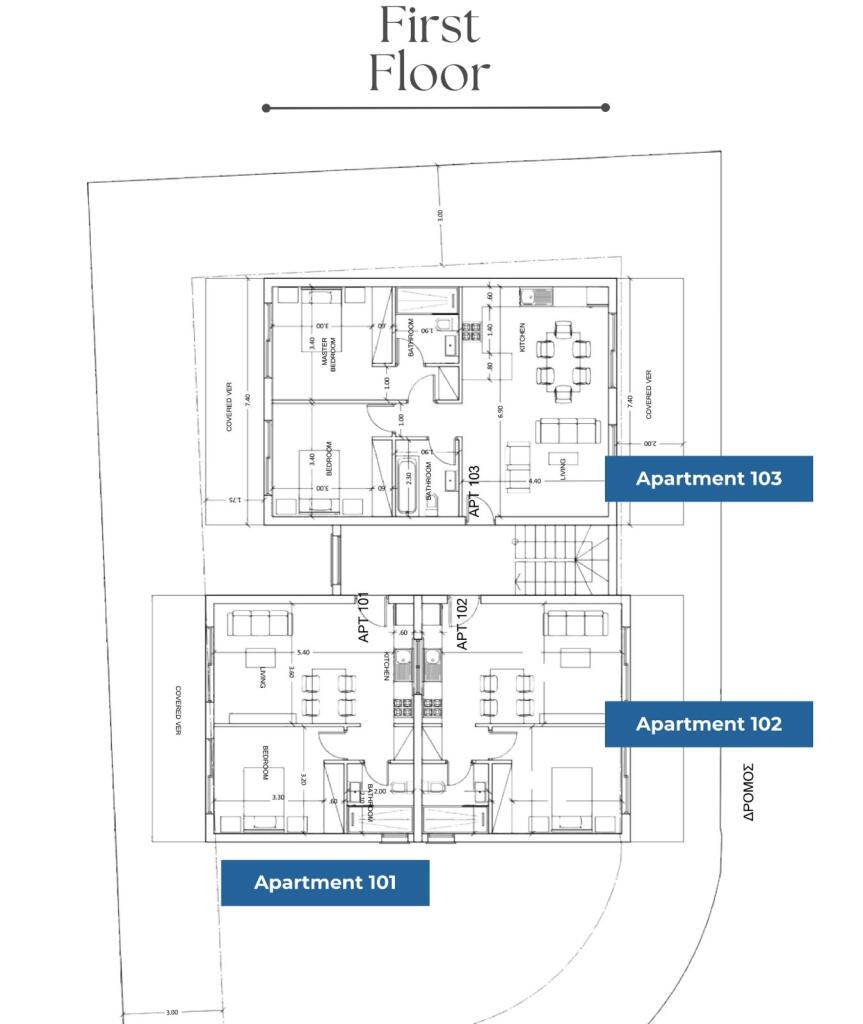 Квартира в Пафосе, Кипр, 61 м² - фото 10