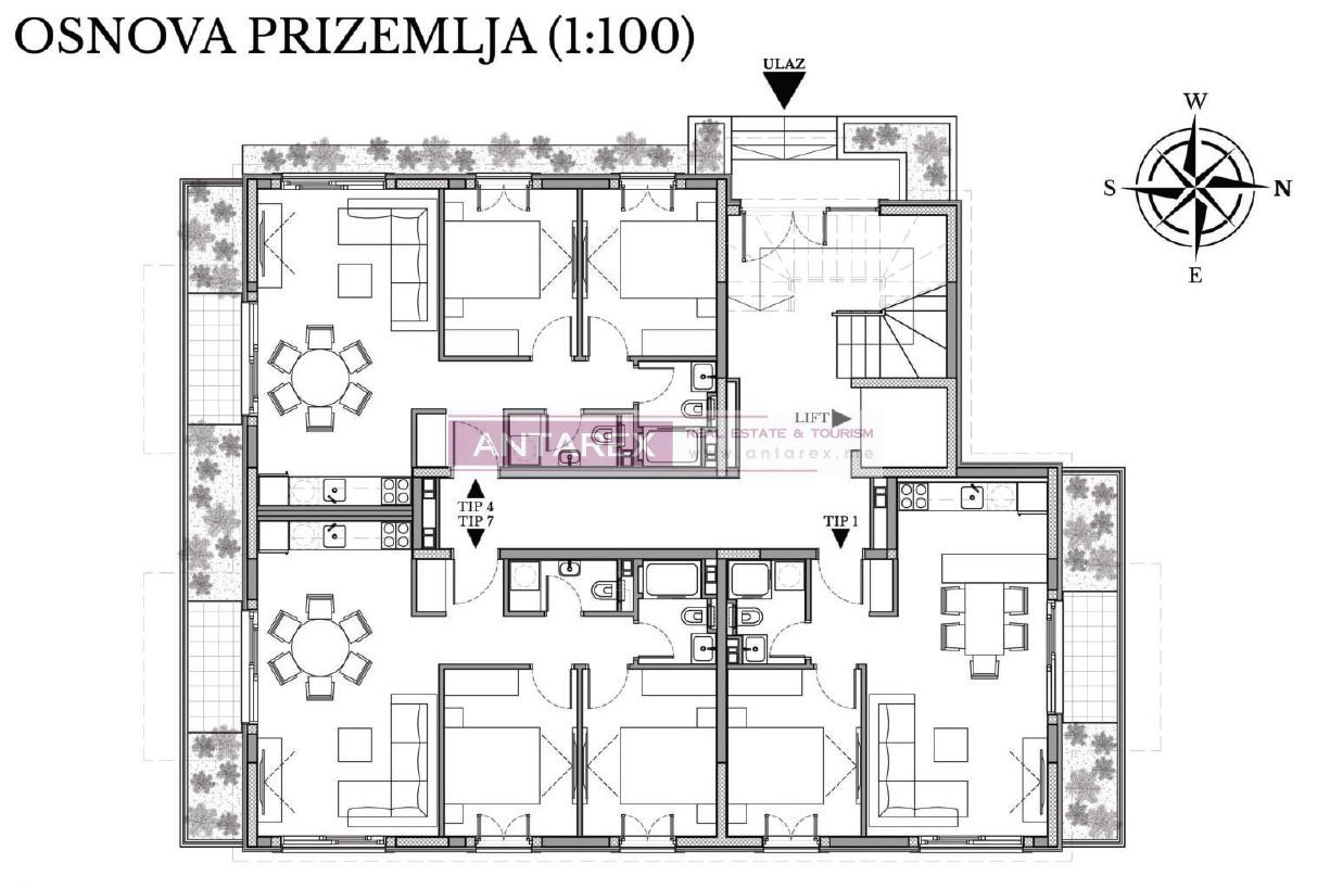 Апартаменты в Дженовичах, Черногория, 66.5 м² - фото 13